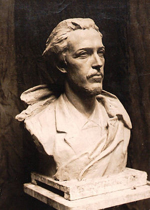 Plaster bust of Benjamin Godard (1849-1895, Fr...