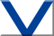 Bianco con una V blu.svg