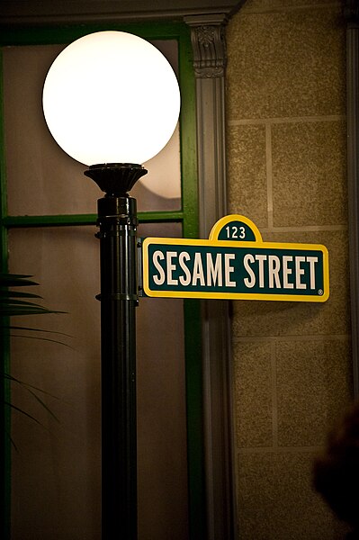 The Sesame Street signpost