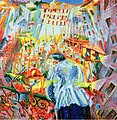Umberto Boccioni: Die Straße dringt ins Haus, 1911