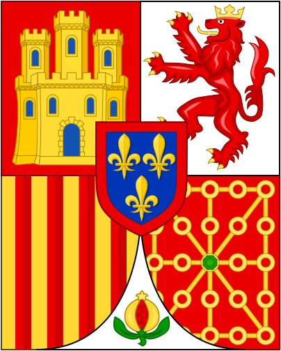 Bourbonic banners - Spain.svg