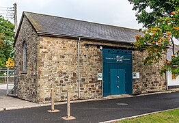 Goods Shep of the former Category:Braunton railway station, Museum of British Surfing (view from street)