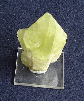 Brazilianite crystal