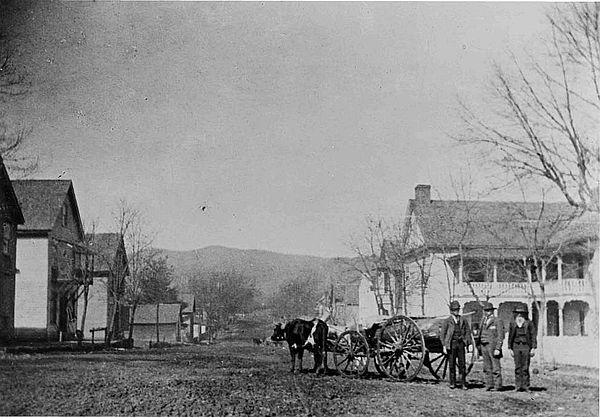 West Main Street in Brevard, circa 1886