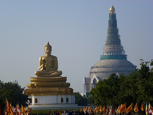 Buddha's Statue in Shrawasti