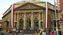 Donceles Legislative Palace, seat of Mexico City Congress, youngest local congress of all (created September 17, 2018). Camara de Diputados 2012-09-09 03-36-12.jpg