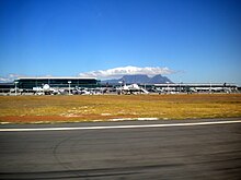 Airport and Table Mountain as viewed from the runway upon take-off. CTIA-Runway.jpg