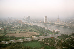 Cairo, late afternoon view from the Tower of Cairo, Egypt, Oct 2004.jpg