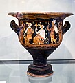 Campanian red-figure bell-krater - LCS II- extra - warrior leaving home - Benevento MdS 597 S - 01