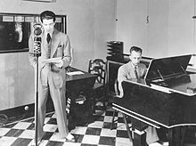 Canadian Actor Austin Willis and Dick Fry Perform from the CHNS Studio, Lord Nelson Hotel, Halifax, Nova Scotia, Canada, 1928.jpg