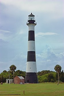 Маяк на мысе Канаверал (Cape Canaveral lighthouse).