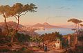 Vue sur la baie de Naples