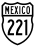 Carretera federal 221.svg
