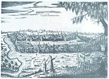 A view of Kazan by Adam Olearius, 1630