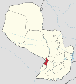 موقعیت بخش مرکزی (پاراگوئه) در نقشه