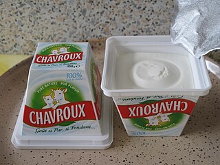 Chavroux Brand of French goat cheese