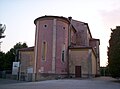 La chiesa vista da dietro