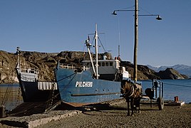 «Pilchero» på tørr grunn.