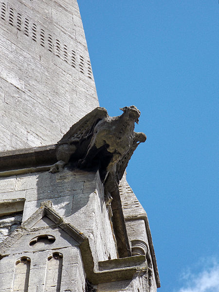 File:Church of the Holy Innocents, High Beach, Essex, England - tower gargoyle 1.jpg