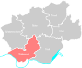 Lage von Bochum-Südwest