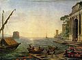 Havn ved soloppgang (1674) - Claude Lorrain.