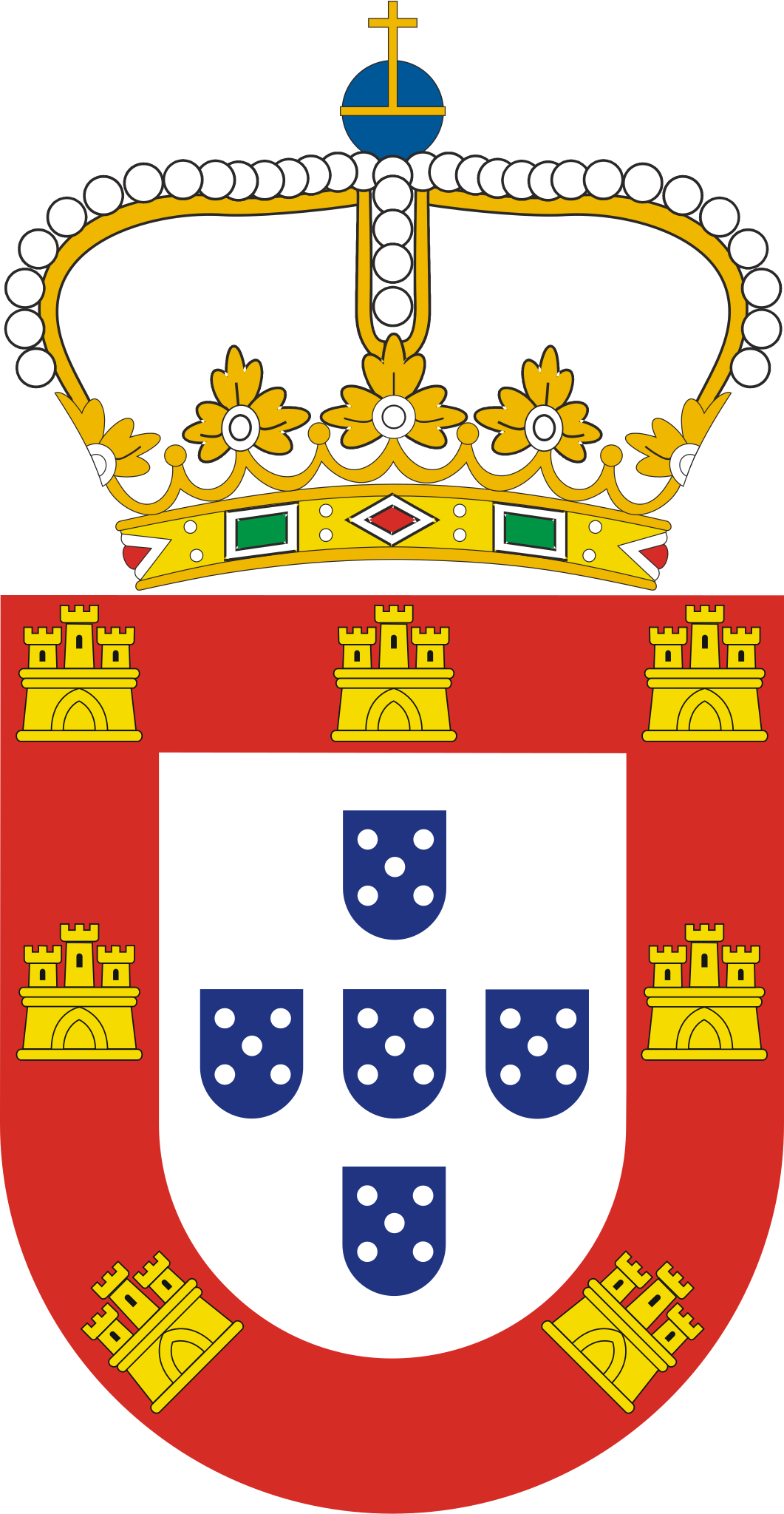 File:Coat of arms of Portugal (1640).svg - Wikimedia Commons