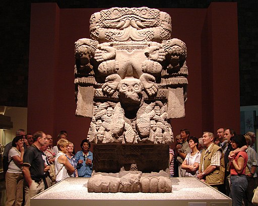 Coatlicue Statue in National Museum of Anthropology, Mexico City