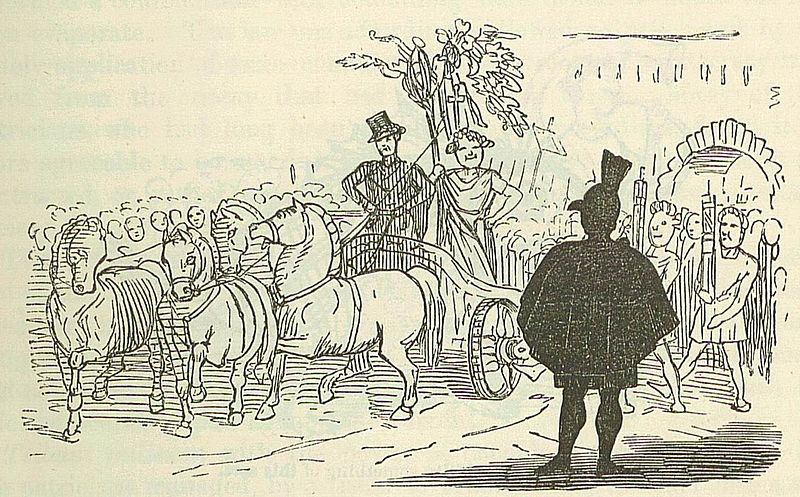 File:Comic History of Rome p 083 Patrician looking very black at the Triumph of the General.jpg