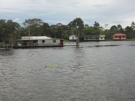 Houses on the river