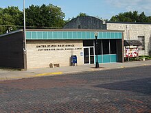 U.S. Post Office in Cottonwood Falls (2009) Cottonwood falls post office kansas.jpg