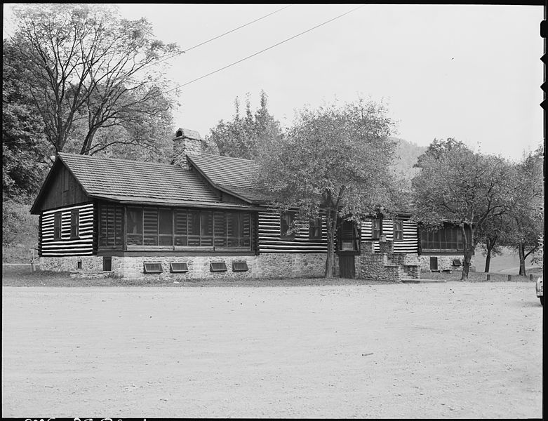 File:Country club open to all employees of the company. Dances are held here for miners' children every Saturday night.... - NARA - 541401.jpg