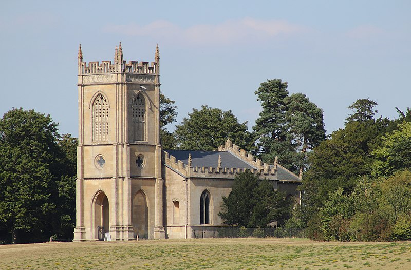 File:Croome D'Abitot Church from the Chinese Bridge.JPG