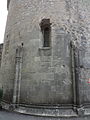 Détail du chevet de l’ancienne cathédrale Notre-Dame-de-la-Seds à Glandèves, à Entrevaux