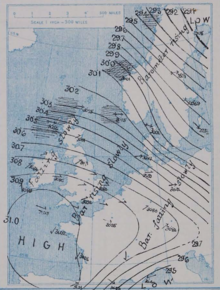 Met Office Daily Weather Report pressure map 29 January 1905 DWR29Jan1905.png