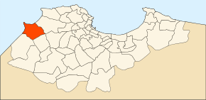 Localizarea comunei în cadrul provinciei