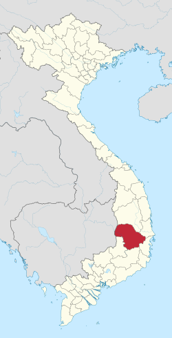 多樂省在越南的位置