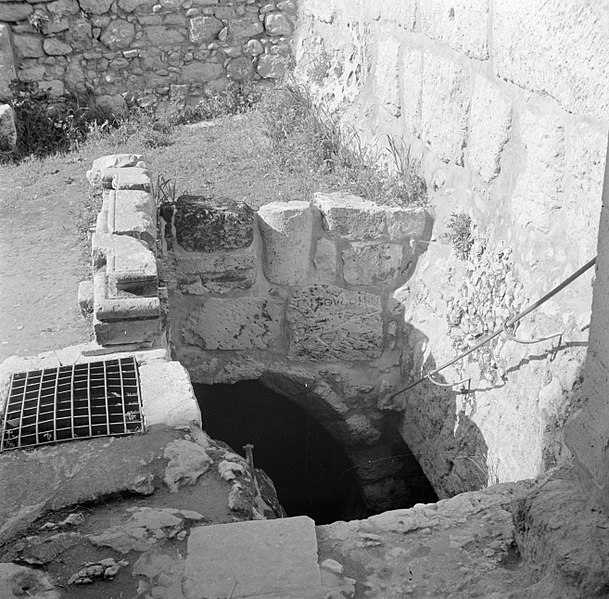 File:De baden 'Piscina Probatica' in de kelder van St. Anna's kerk ook Bethseda geno…, Bestanddeelnr 255-5349.jpg