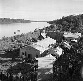 Reste des Kamp Jodensavanne in 1947