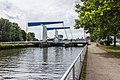 Diemen. Uitzicht op de Venserbrug.