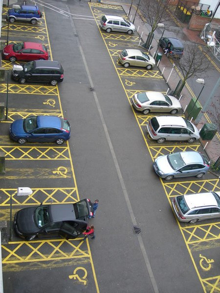 File:Disabled Persons Car Park, Solomons Road, Chatham - geograph.org.uk - 728597.jpg