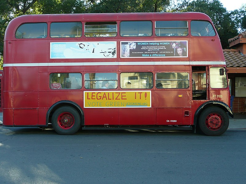 File:Double-decker bus, UC Davis.jpg