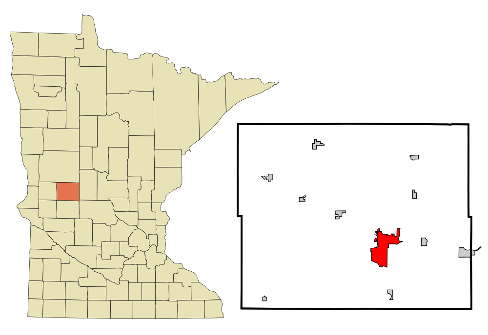 The population density of Alexandria in Minnesota is 46.19 square kilometers (17.83 square miles)