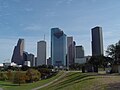 View of Downtown Houston from Sabine Park