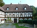 Residential stable house (surrounding area) and side building