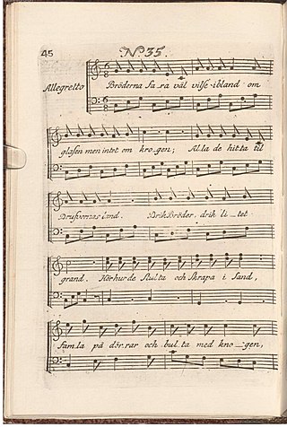 <span class="mw-page-title-main">Bröderna fara väl vilse ibland</span> Song by the 18th century Swedish bard Carl Michael Bellman