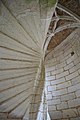 Escalier spirale voûte château de l'Herm.jpg