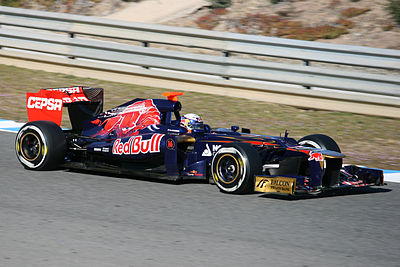 Toro Rosso tijdens de test in Jerez 2012