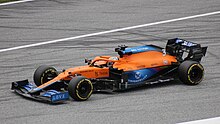 Daniel Ricciardo's victory at the Italian Grand Prix was the first Grand Prix victory for McLaren since 2012, and with Lando Norris their first 1-2 finish since 2010. FIA F1 Austria 2021 Nr. 3 Ricciardo.jpg