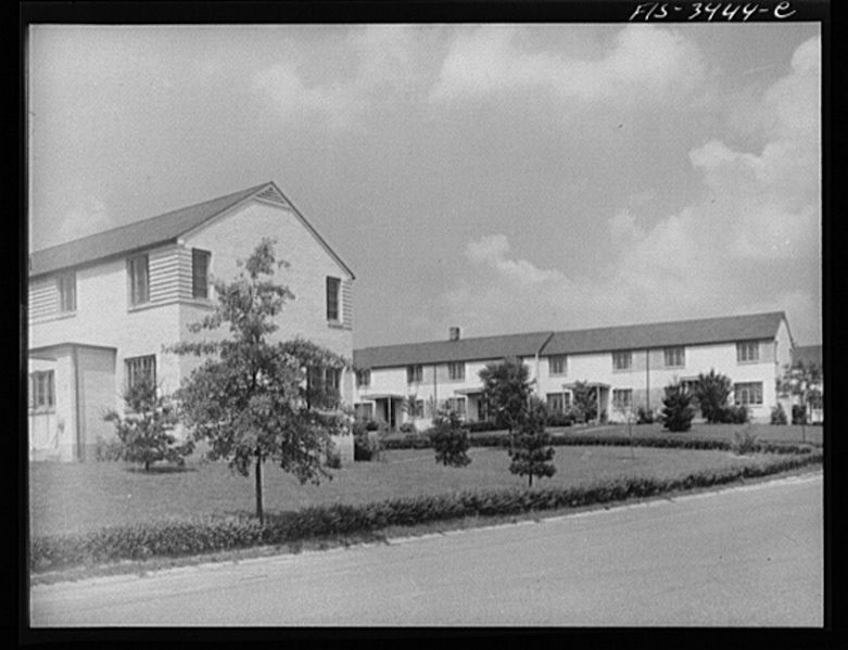 File:Federal housing project. Two rows of gable-roofed houses on Ridge Road 8d20922v.jpg