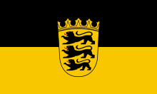 Landesflagge von Baden-Württemberg